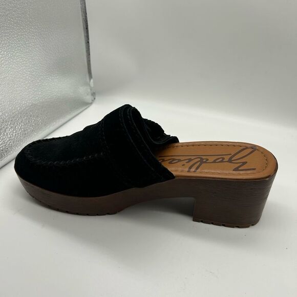 Zodiac Raine Black Suede Clog Size 8.5 - Picture 7 of 11